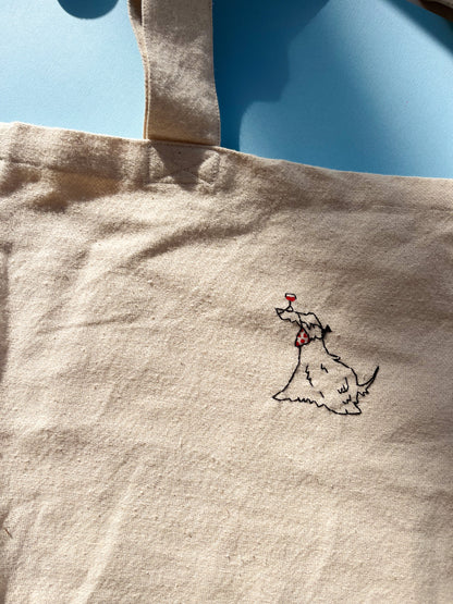 drip tote bag