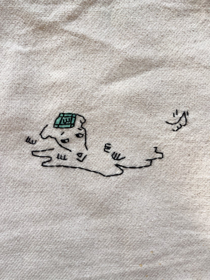 drip tote bag